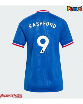 Manchester United Marcus Rashford #9 Tricou Fotbal Replică 2026-27 Femei Deplasare Manchester United Marcus Rashford #9 Tricou Fotbal Replică 2026-27 Femei Deplasare